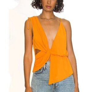 NWT Women's - NBD Tanvi Orange Top, Size Medium